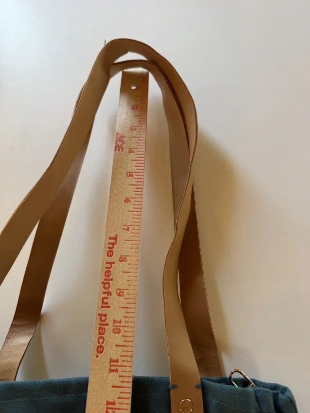FEED Projects teal double-handle canvas pockets travel academia indie totebag